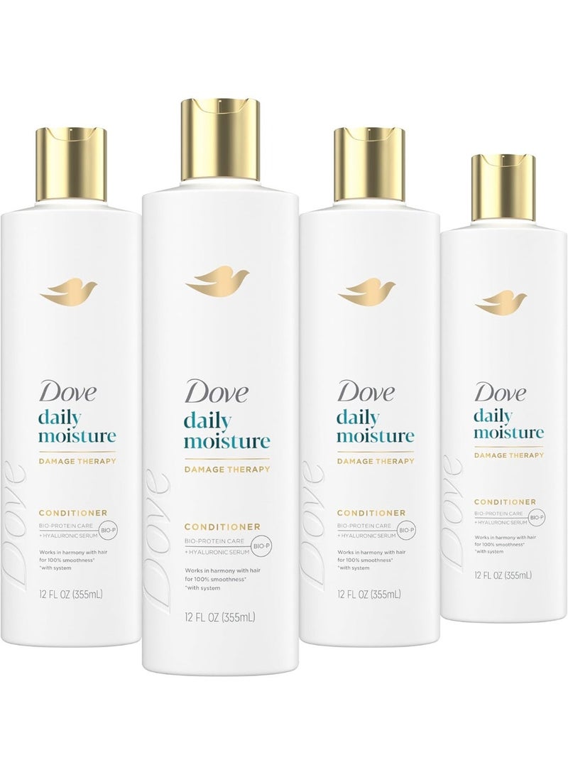 Dove Nutritive Solutions for Dry Hair, Intensive Repair, Deep Conditioner, 12 Fl Oz (Pack of 4) - Image 1